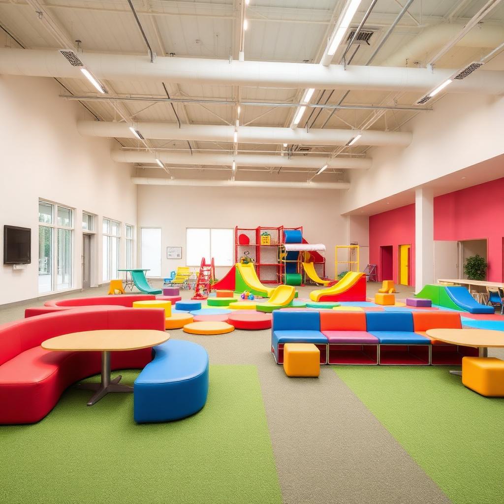 Group seating area for school visits